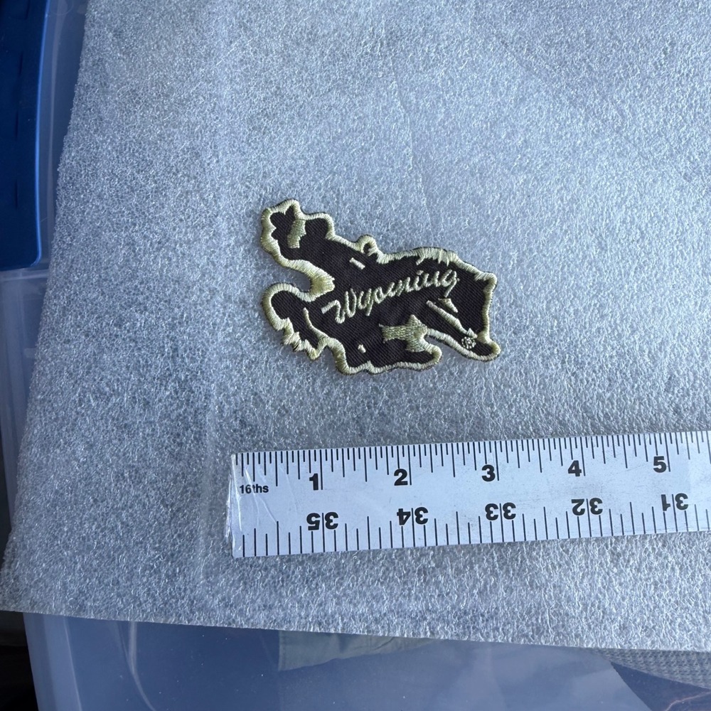 Wyoming Cowboy Patch Emblem‎ Iron On Sew On Souvenir Collectible